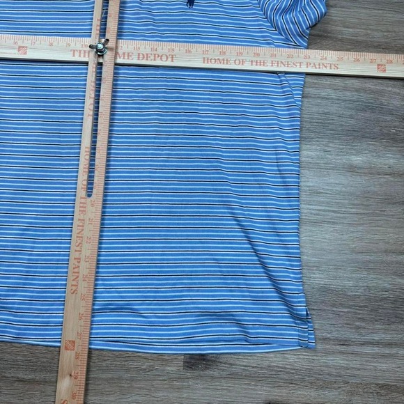 lavender polo ralph lauren striped polo shirt - Picture 6 of 7